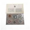 Image 1 : 1967  Canada Centennial Proof - Like Coin Set - $1, 50¢, 25¢, 10¢, and 5¢ are  80% Silver - Uncircul