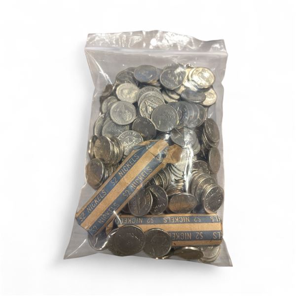 2.5 LBs of Canadian Nickles - Circulated but clean