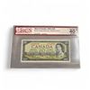 Image 1 : Graded 1954 Canadian $20 Bank Note - Grade 40 Extra Fine - BC-41b, Beattie-Raminsky, Modified Portra