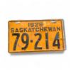 Image 1 : 1929 Saskatchewan 5 Digit Single License Plate -#79-214