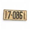 Image 1 : 1925 Saskatchewan 4 Digit Single License Plate - #7-086