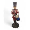 Image 1 : Vintage 5' Tall Drummer Boy on a 21" Diameter Base - Solid Construction