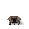 Image 2 : Vintage Functioning Wicker Rickshaw - Very Nice Condition