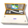 Image 1 : 2010 Vancouver Olympics Ltd. Edition Birks 12" Commemorative Torch on Stand  - With Presentation Box