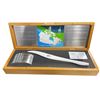 Image 2 : 2010 Vancouver Olympics Ltd. Edition Birks 12" Commemorative Torch on Stand  - With Presentation Box