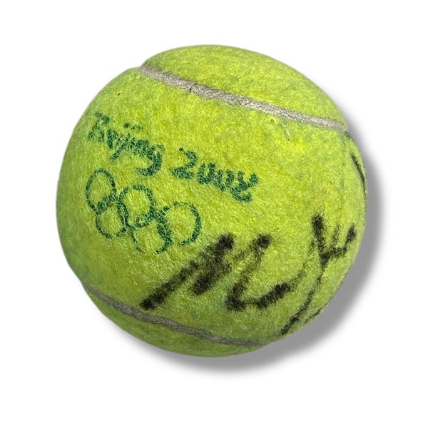 2010 Beijing Olympics Autographed Tennis Ball - Possibly from the Paralympics