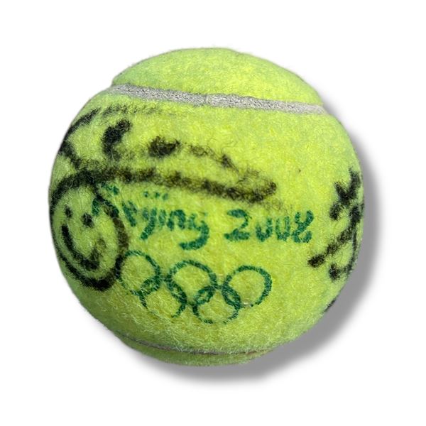 2012 Beijing Olympics Autographed Tennis Ball - Thought to be Dong Fuli - Possibly from the Paralymp