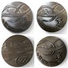 Image 1 : 4 Vancouver 2010 Olympic Medallions in Original Boxes - Modeled on the Participation Medals