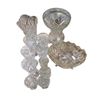 Image 1 : 11 Piece Group of Crystal Wine Glasses, Vases and Footed Bowl