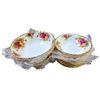 Image 3 : 8 Place Settings of Royal Albert "Old Country Roses" China with Serving Pieces - 2 Plates are missin