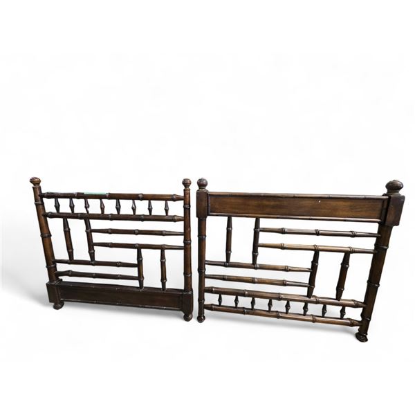 Vintage Wood Twin Bed Frame