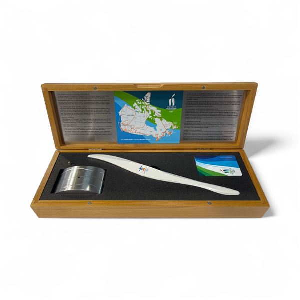 Vancouver 2010 Olympic Games 12" Torch Replica with Stand by Birks - Ltd Edition in Presentation Box