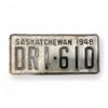 Image 1 : 1948 Saskatchewan 6 Digit Single License Plate - DRI-610