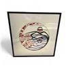 Image 1 : 1995 Patrick Amos "Swan & Moon" Ltd. Editon Print #111/150 - Pencil Signed - 28" x 28" Framed - Port