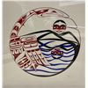 Image 2 : 1995 Patrick Amos "Swan & Moon" Ltd. Editon Print #111/150 - Pencil Signed - 28" x 28" Framed - Port