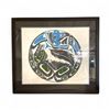 Image 1 : 2013 Anthony Joseph Pencil Signed Print "Wolf - Moon" - 32" x 29" framed
