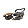 Image 1 : 2 Vintage Cast Metal Irons & 1 Sad Iron with Handle