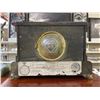 Image 2 : Vintage Seth Thomas Adamantine & Brass Mantle Clock - No Key - 7" x 14" x 11" tall