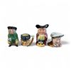 Image 1 : 3 English and 1 Japanese Toby Jugs - Tallest is 7"