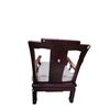 Image 3 : Vintage Wood  Chair with Carved Chinese Design
