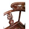 Image 2 : Chinese Solid Wood Corner Chair with Inlaid Design