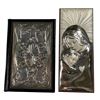 Image 2 : Group of 4 Collectibles - 1906 Alice in Wonderland Book, Brass Door Knocker, Address Book & 2" x 6" 
