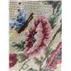 Image 2 : 2 Vintage Floral Needlepoint Pictures - 13" x 15" framed