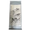 Image 1 : Ink on  Paper Chinese "Horses"  Art on Wood Dowel Hanger - 28" x 60"