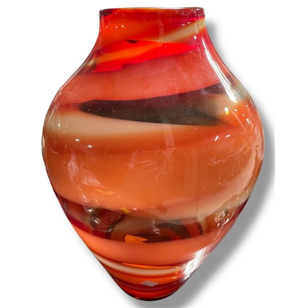 Impressive Evolution by Waterford Wedgwood USA 17" Tall Glass Vase - 14" Diameter