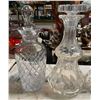 Image 2 : 5 Vintage Crystal Decanters with Stoppers