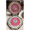 Image 2 : 2 Wedgwood Peacock Plates & 9 Other Vintage Dinner & Serving Plates