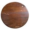 Image 2 : Vintage Round Gate Leg Drop Side Accent Table - 26" tall x 28" diameter. Companion piece lot 477