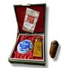 Image 1 : Chinese Chop Stamp Set with Red Ink in Presentation Box