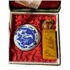 Image 2 : Chinese Chop Stamp Set with Red Ink in Presentation Box