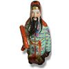 Image 1 : 12" Glazed Porcelain Statue of Caishen - Chinese God of Wealth