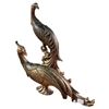 Image 2 : Group of Candle Holders, Candles, Bell, Peacock Figurines and more