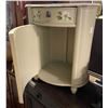 Image 3 : Small Painted Wood Cabinet with Drawer - 15" x 20" x 24" tall