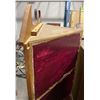 Image 4 : Vintage Corner Cabinet with Glass Door Top - 14" deep x 30" wide x 73" tall