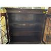 Image 2 : Vintage China Cabinet with 3 Drawer Base - 15" x 36" x 66" tall - Contents not included