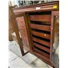 Image 3 : Vintage Mahogany Haberdashers Chest Attributed to Alexander Julian - 19" x 48" x 61" tall - missing 