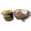 Image 1 : 2 Art Pottery Dishes - 4" tall
