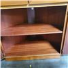 Image 2 : Mid-Century Teak Corner Cabinet - Contents not included - 20" deep x 30" wide x 66" tall