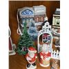 Image 7 : 2 Shelves of Christmas Décor and Vintage Figurines