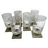 Image 1 : 6 Vintage Rosenthal "Linear Smoke" 3.5" Cordial Glasses