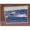 Image 2 : 3 Framed Prints - Boat, "The Sculptor" and , Still Life of Flowers - Largest frame is 20" x 18"