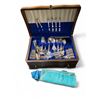 Image 1 : Birks Regency Silver Plated Flatware for 8 with  Serving Pieces in a Flatware Chest - Pristine Condi