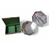 Image 2 : Vintage Metal Cookie Tin & Copper Clad Jewelry Box (2" x 6" x 9.5"