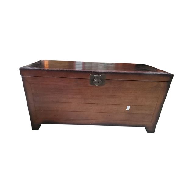 Solid Wood Hope Chest with Brass Clasp - 18" x 38" x 18" tall