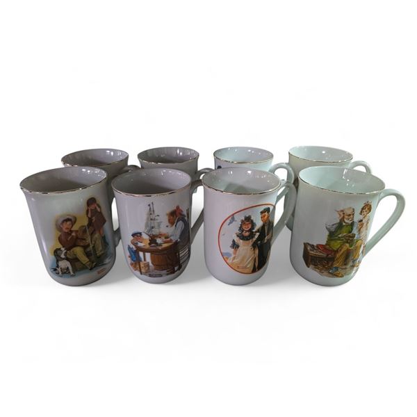 8 Norman Rockwell Museum Coffee Mugs