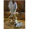 Image 2 : Group of 6 Brass Animal Figurines - Largest is the 10" Bird Statue